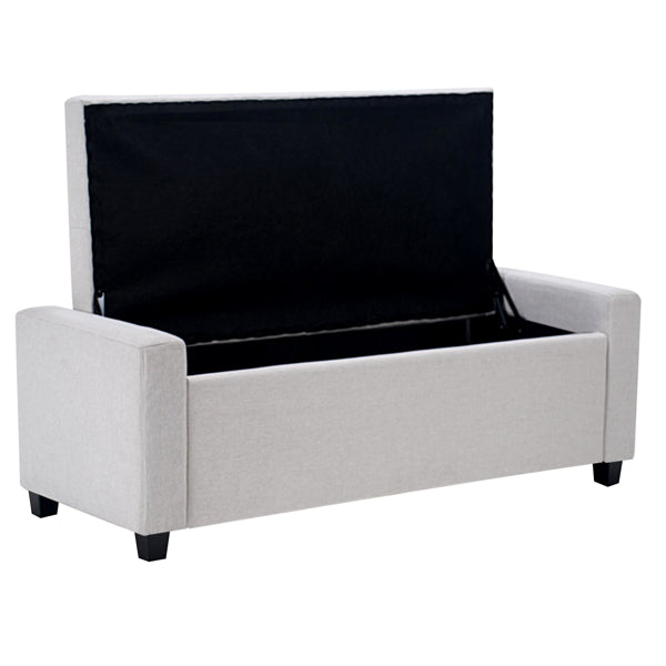 Banc de chambre à coucher de 48" de rangement pour la fin du lit