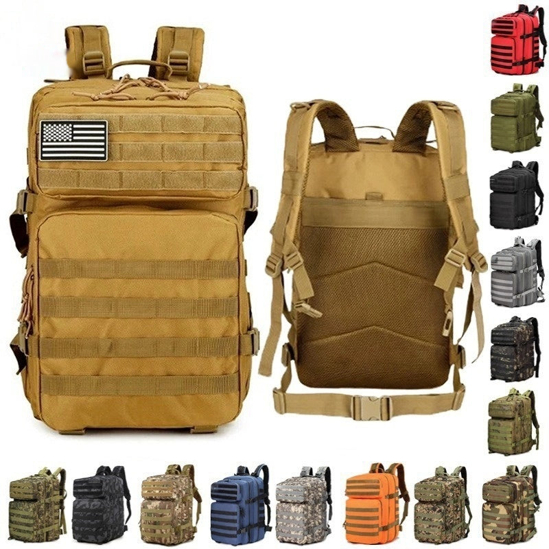 Outdoor 45L Sac à dos tactique Randonnée Hommes et femmes Sac à épaule