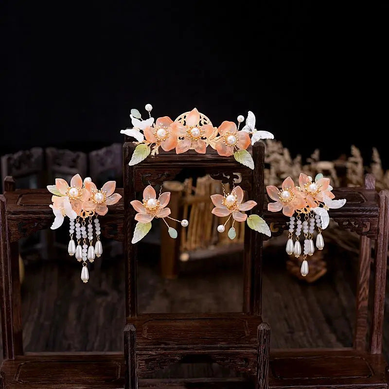 Tassel Ensemble complet de cheveux antiques Fermoir Style chinois Classique Simplicité Accessoires de cheveux
