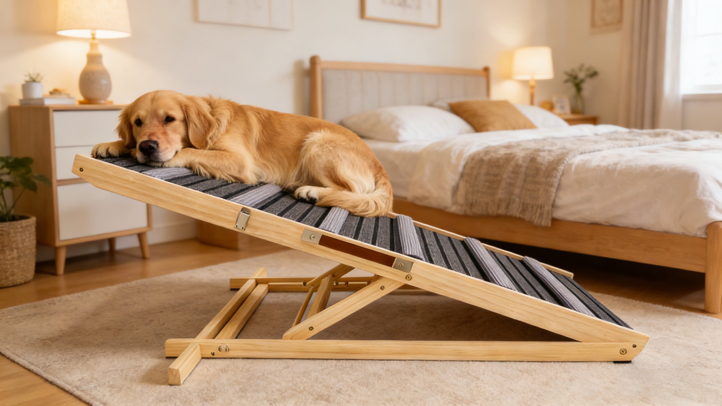 Rampe de chien améliorée pour Couch