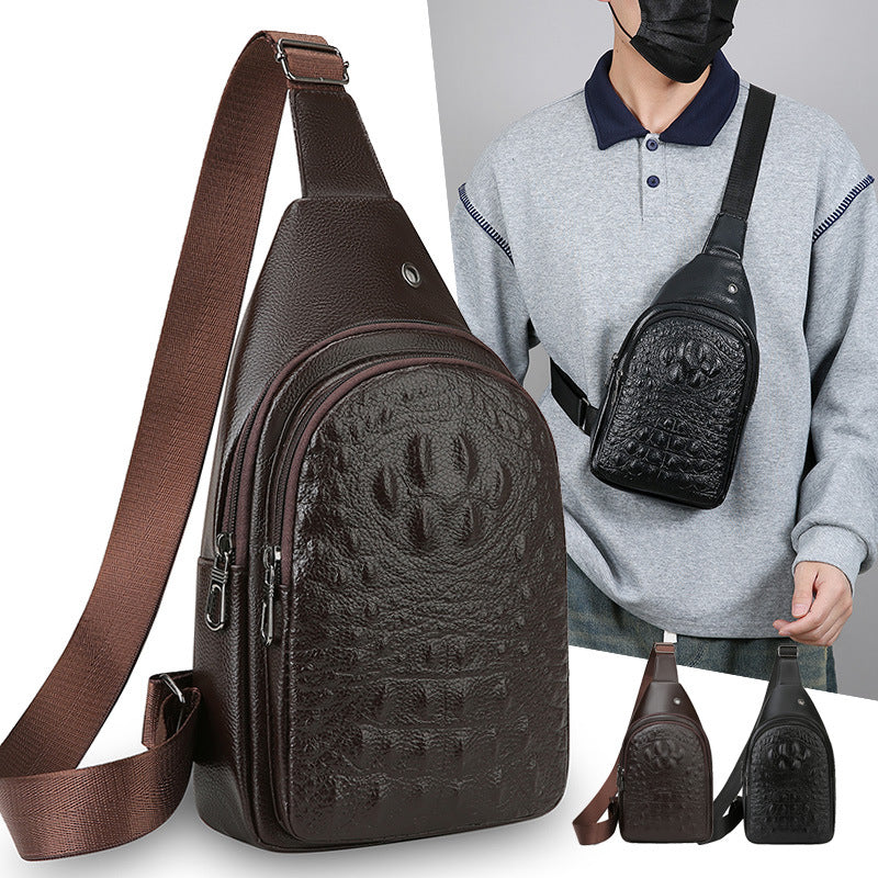 Hommes Fashionable sac de poitrine Business Commute Crossbody Style