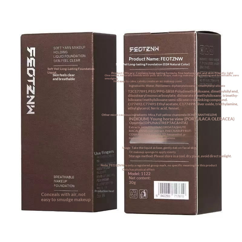 Soft-matte Long-wearing Foundation avec une excellente couverture qui reste mettre toute la journée