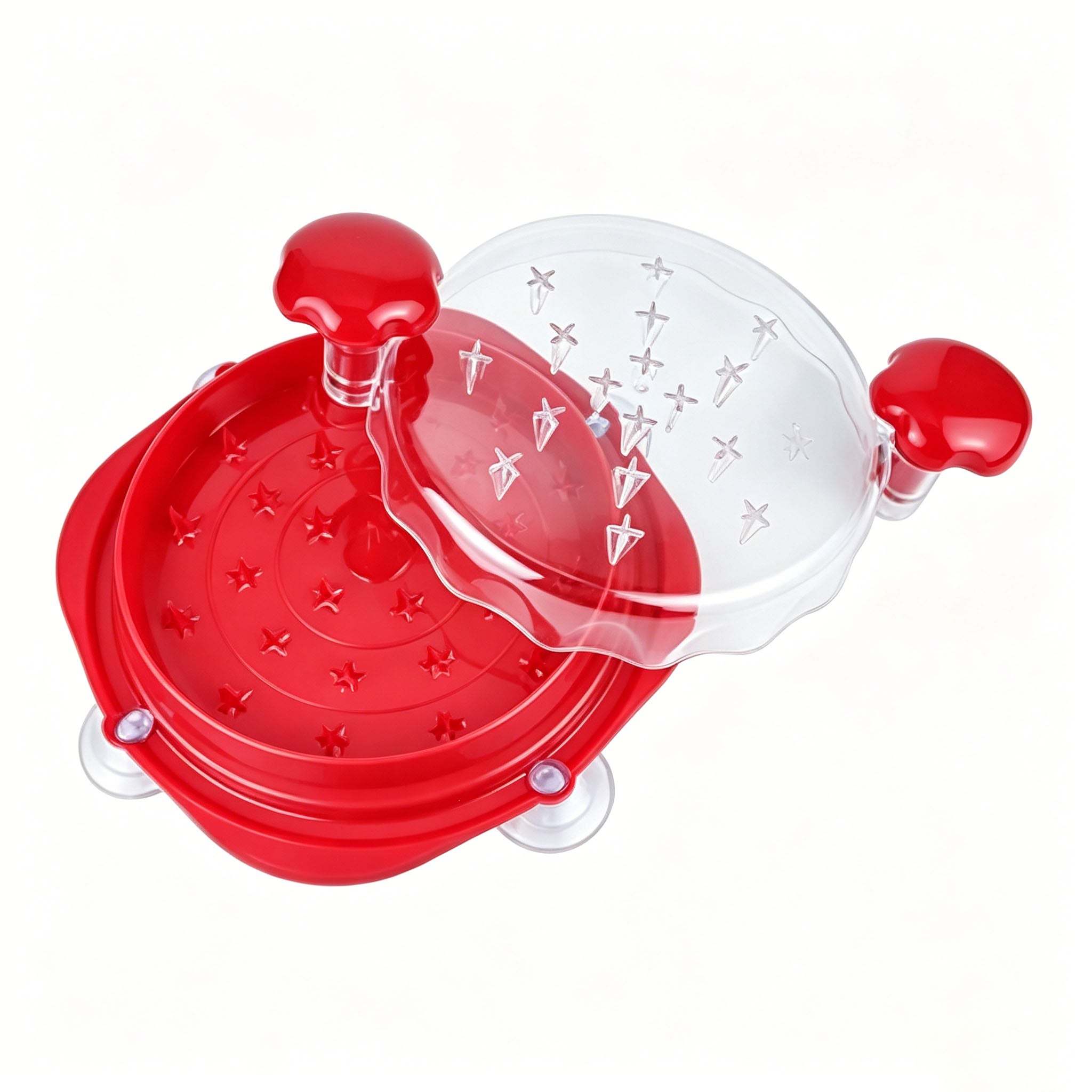 Manuel de poulet en plastique Ginder viande Souction Cup Meat Puller Handheld Outil Pet Food Vegetab