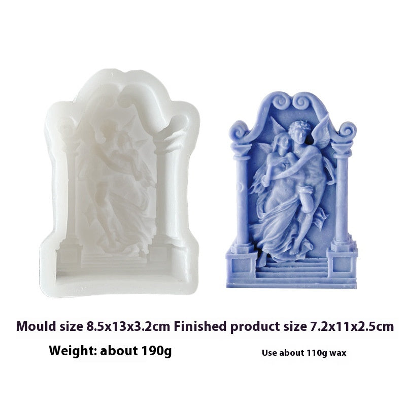 Angel Elf Aromatherapy Bougie Ornements Cake Silicone Moule de cuisson