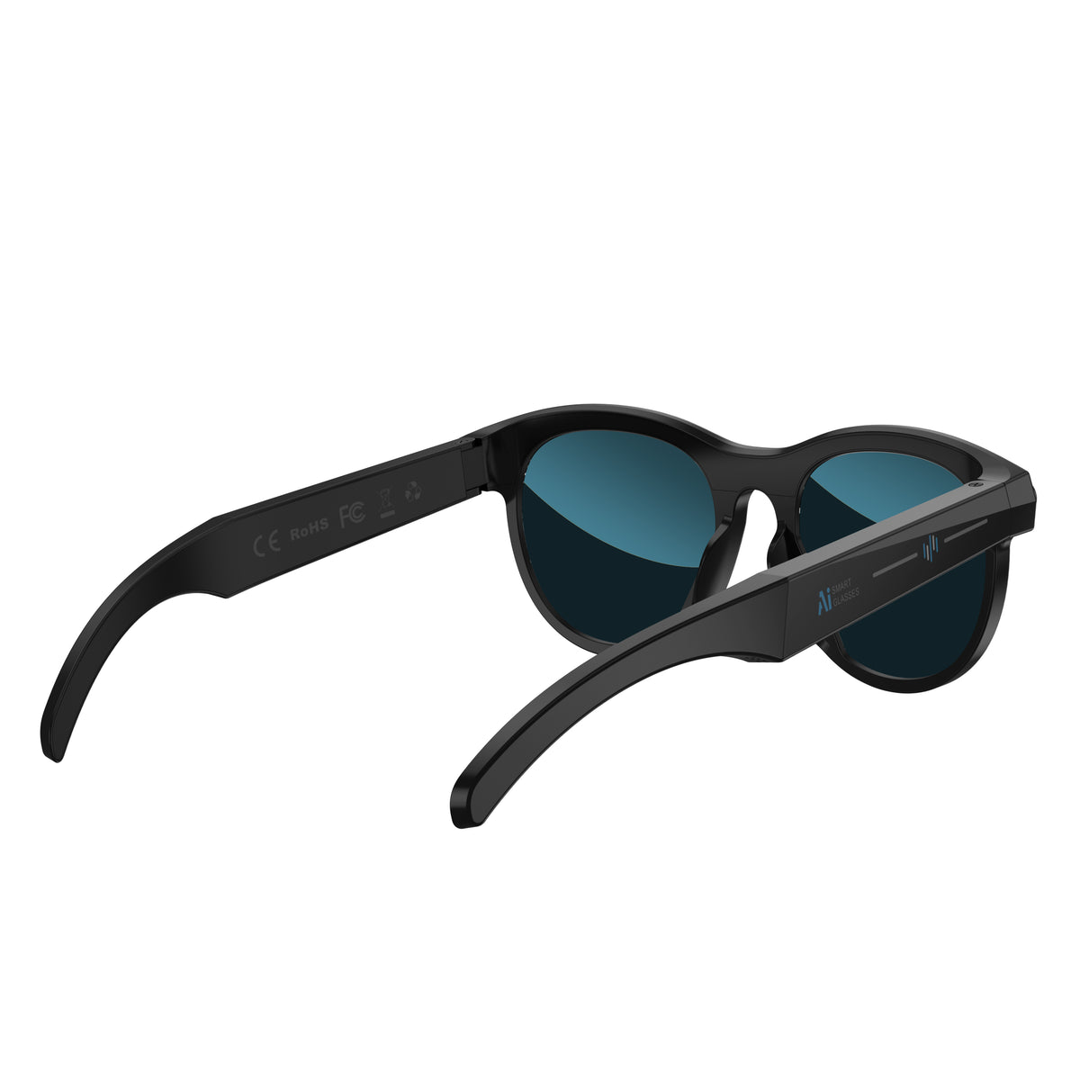 Lunettes intelligentes 2MP AI avec caméra Lunettes de soleil Bluetooth pour la traduction d'appel de musique M88