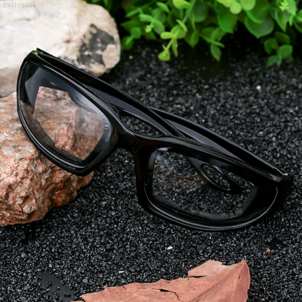 3 paires moto sport moto vélo d'équitation verres résistant au vent protection des yeux clair sports