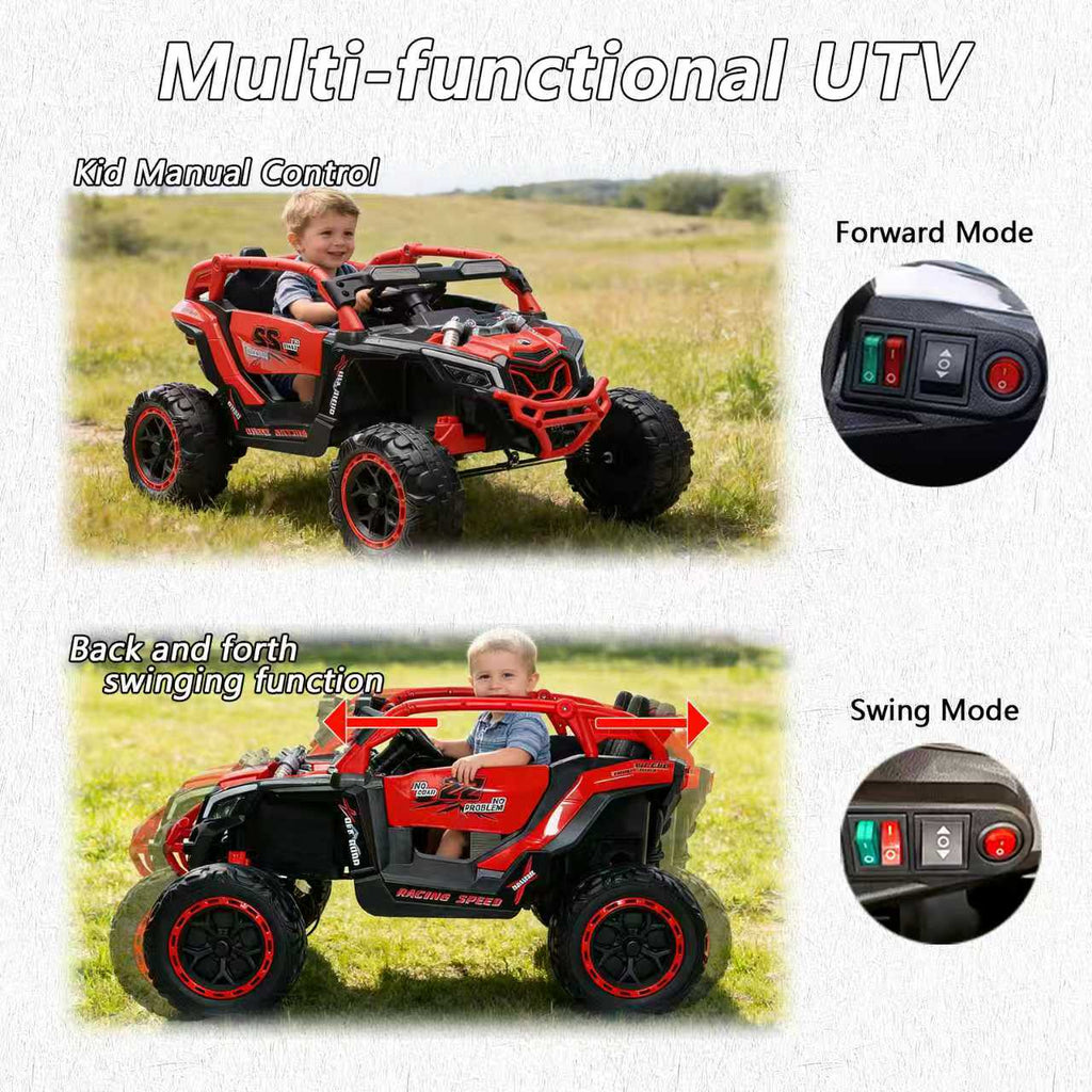 24V 400W Enfants Ride On Car UTV W & Parents Télécommande