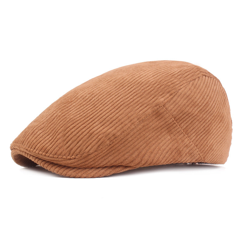 Les hommes rayés ont pris un cap chaud pour l'automne et l'hiver Casual Baseball Cap