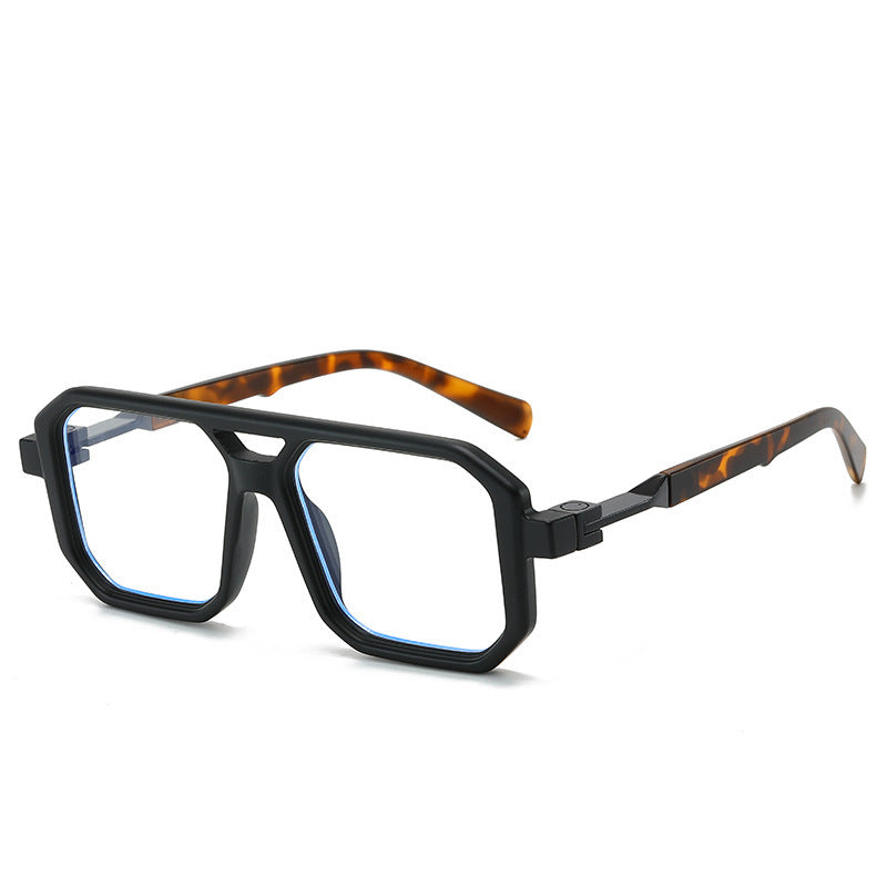 Retro Double Beam Pilot Catwalk Légères Lunettes de soleil de luxe Ins
