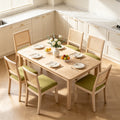 Agritourisme Rattan Chaises à manger Ensemble de 2