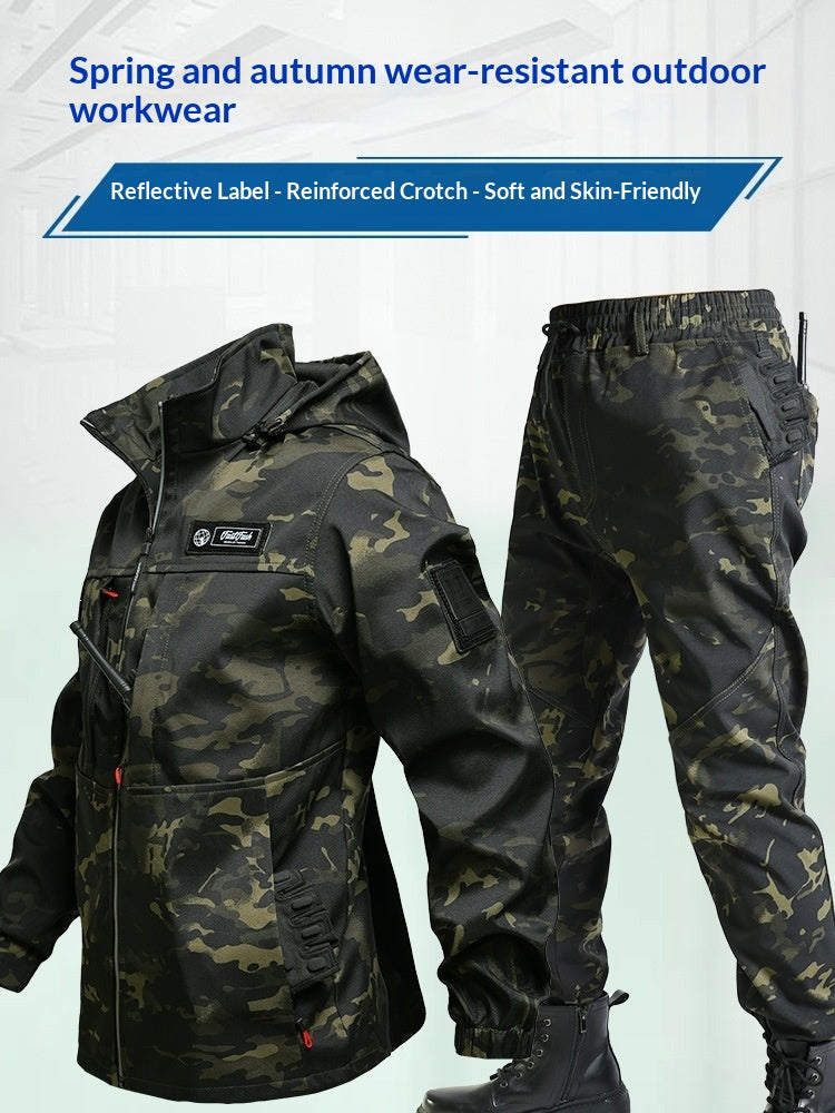 Ensemble de sports d'extérieur étanche pour hommes avec veste Hardshell