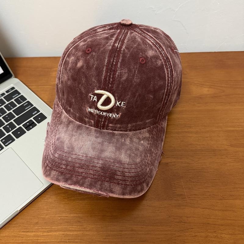 Casquette de baseball mode vintage brodé style coréen