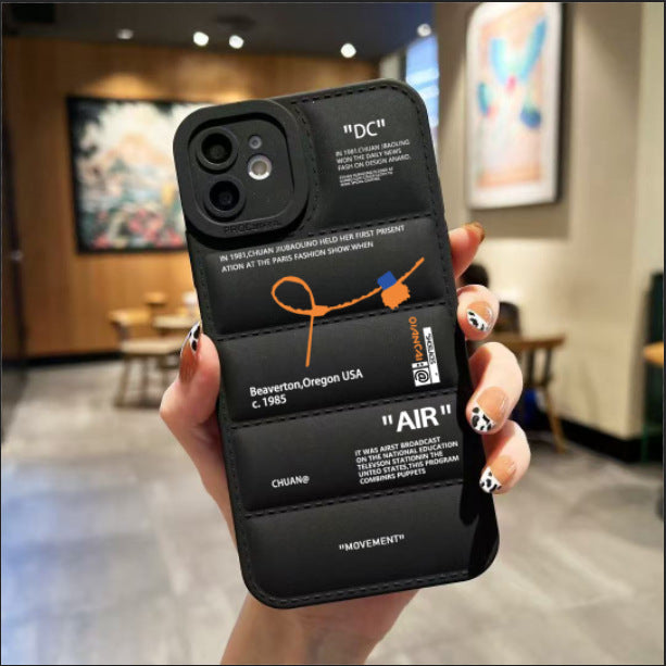 Sport Down Jacket Couples XRTPU Phone Case in English