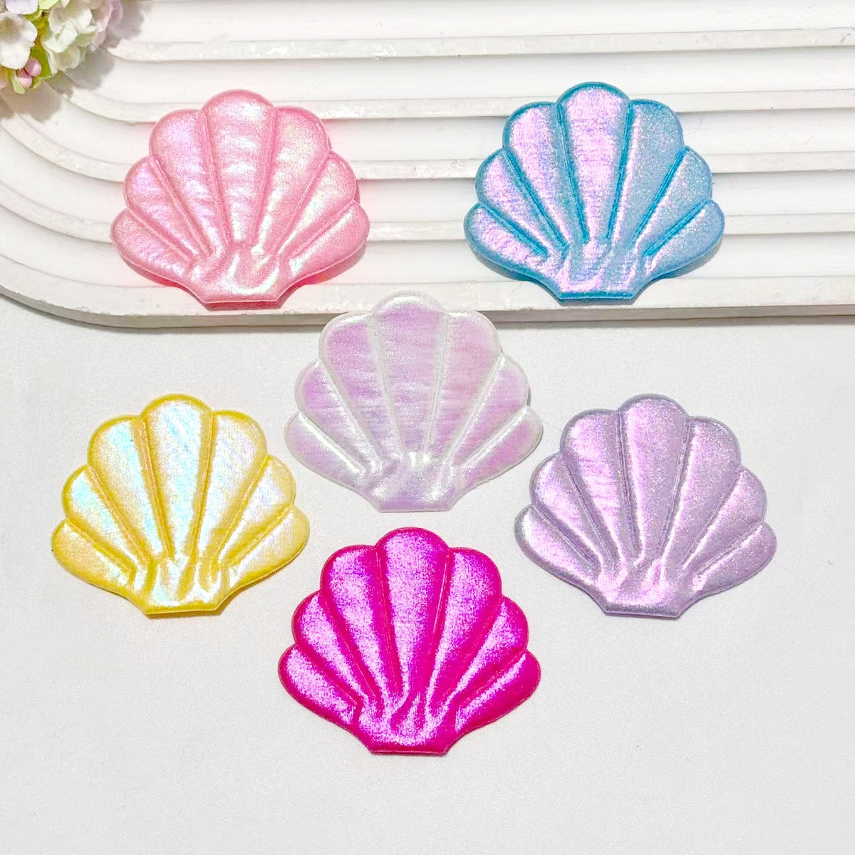 Accessoires pour coquilles perlescentes et méandres marines