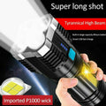 POWERFUL tactique Quad-Core Super lampe de poche LED torche USB Camping rechargeable