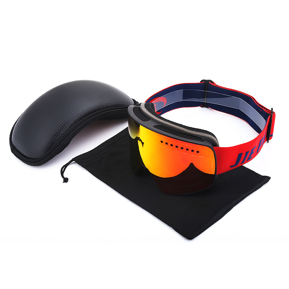 Double anti-fog italien Tablette Protection des yeux Lunettes de ski