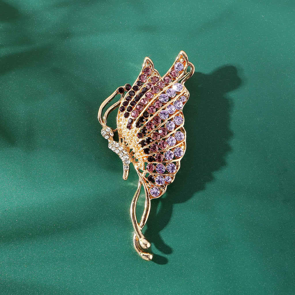 Accessoire de luxe mode Broche papillon
