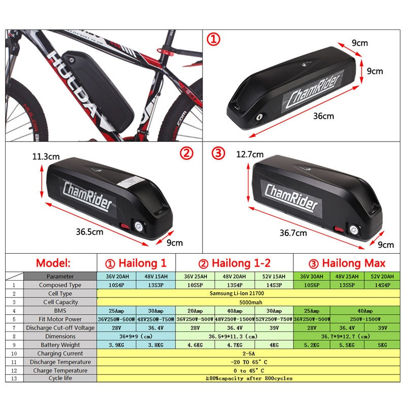 Batterie électrique Lithium de vélo