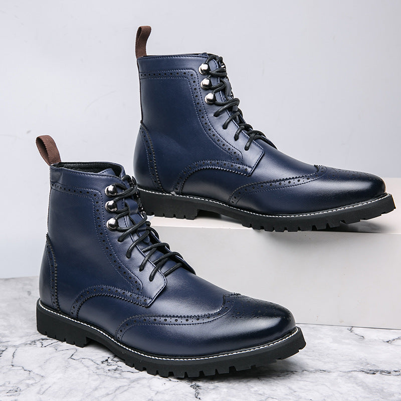 Extérieur Dentelle Haut Mode Martin Bottes