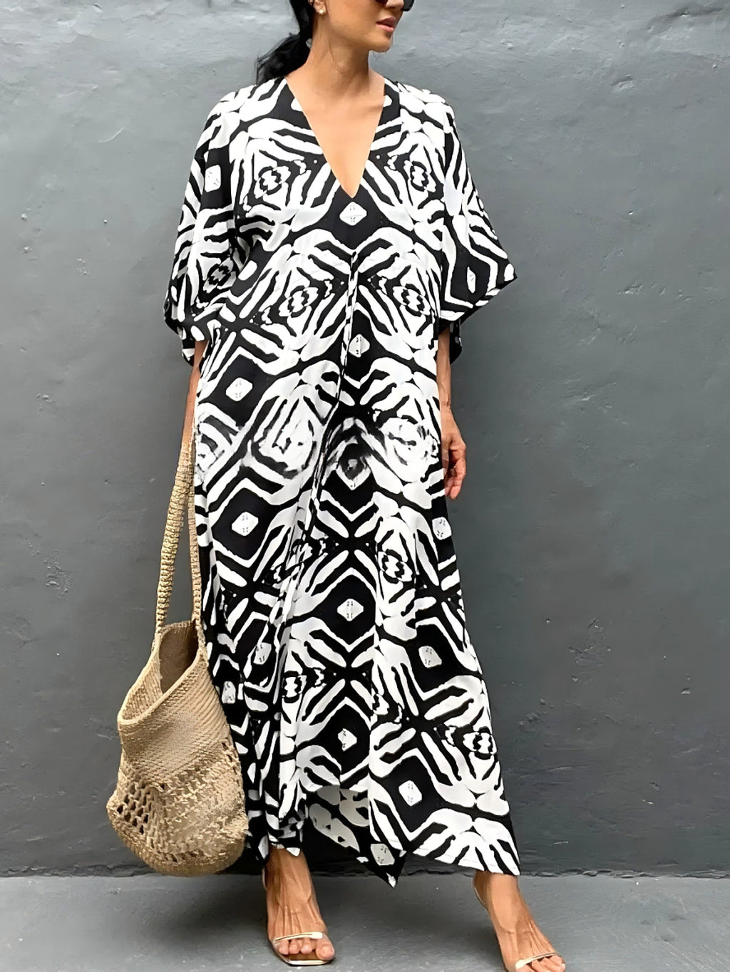 Drawstring Beach Cover-up Sun Protection Vêtements Blouse