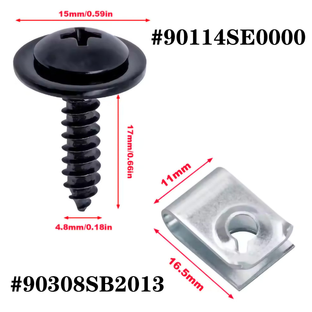 Screw for Honda and Acura vehicle gasket