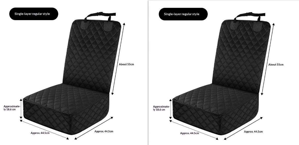 Tapis d'animal imperméable et résistant aux taches pour sièges arrière de voiture