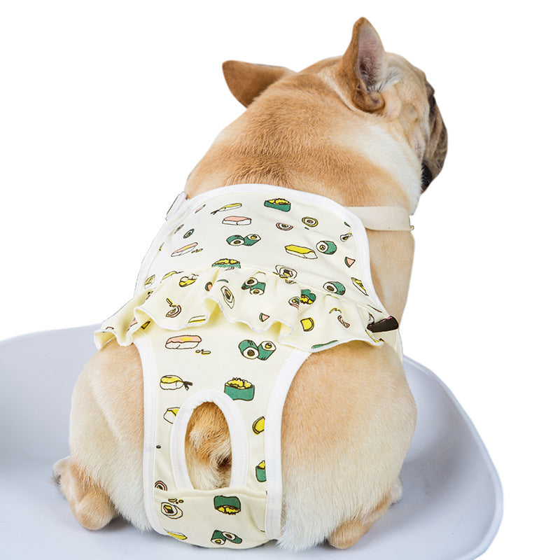 Taureau Anti-harcèlement Sous-vêtements Estreux Lavable Chien Femme Menstruel Pantalons de sécurité