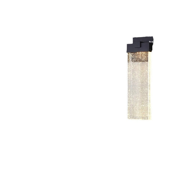 Black Outdoor Simplicity Courtyard Lampe murale LED