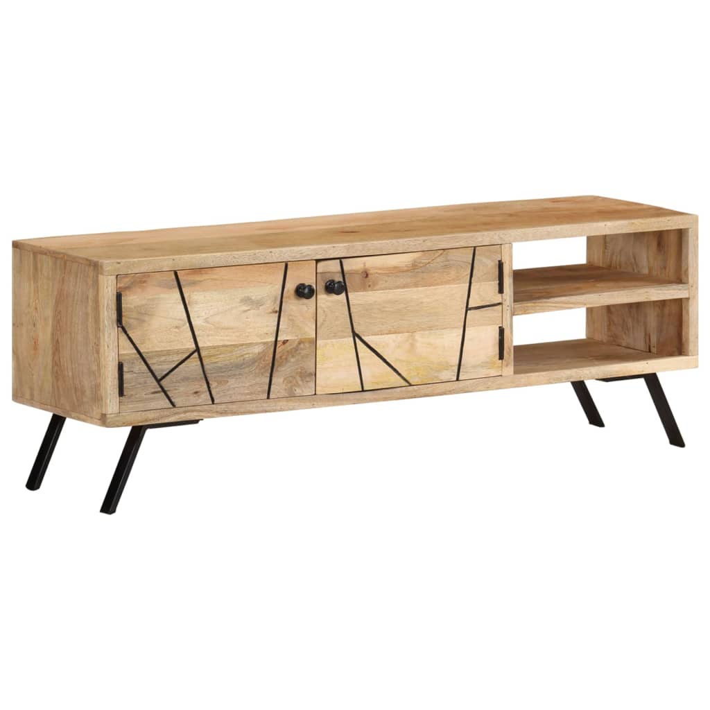 TV armoire 110x30x40 cm en bois de mangue massif