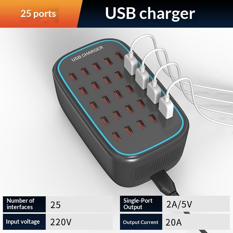 Chargeur USB multi-port universel pour téléphones portables