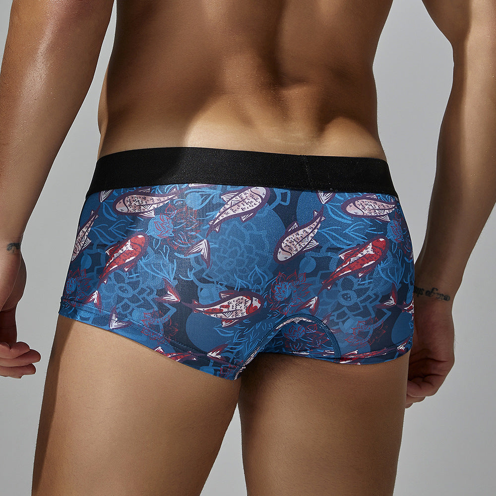 Boys Boxer Slips Ice Silk Base
