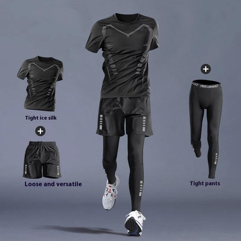 Vêtements de gymnastique en plein air T-shirt d'entraînement T-shirt Tight Long Sleeve