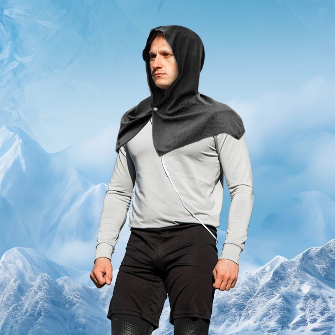Serviette de sport à séchage rapide à capuche U-forme Cooling Serviette de protection contre le soleil