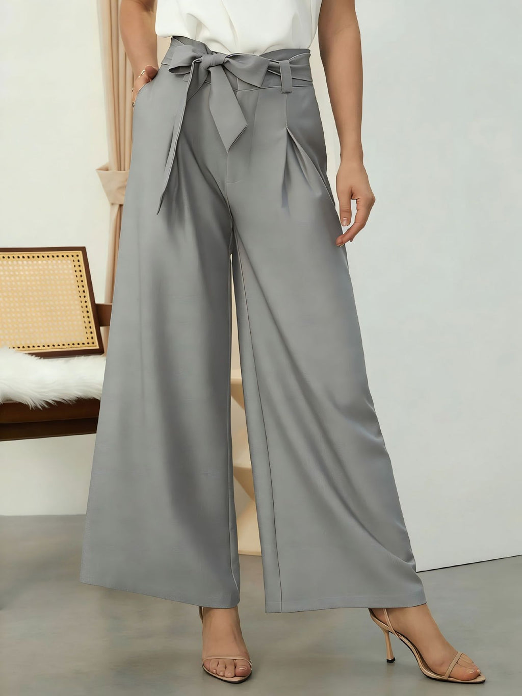 Pantalons tendance en dentelle de service