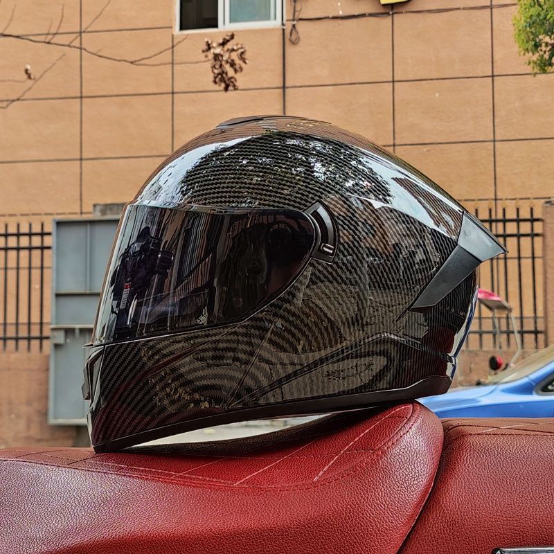 Casque de moto homme Bluetooth chaud plein visage quatre saisons