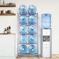 Porte-jupons d'eau VEVOR 5-Tier Rack à double rangée 10 bouteilles Argent Gris