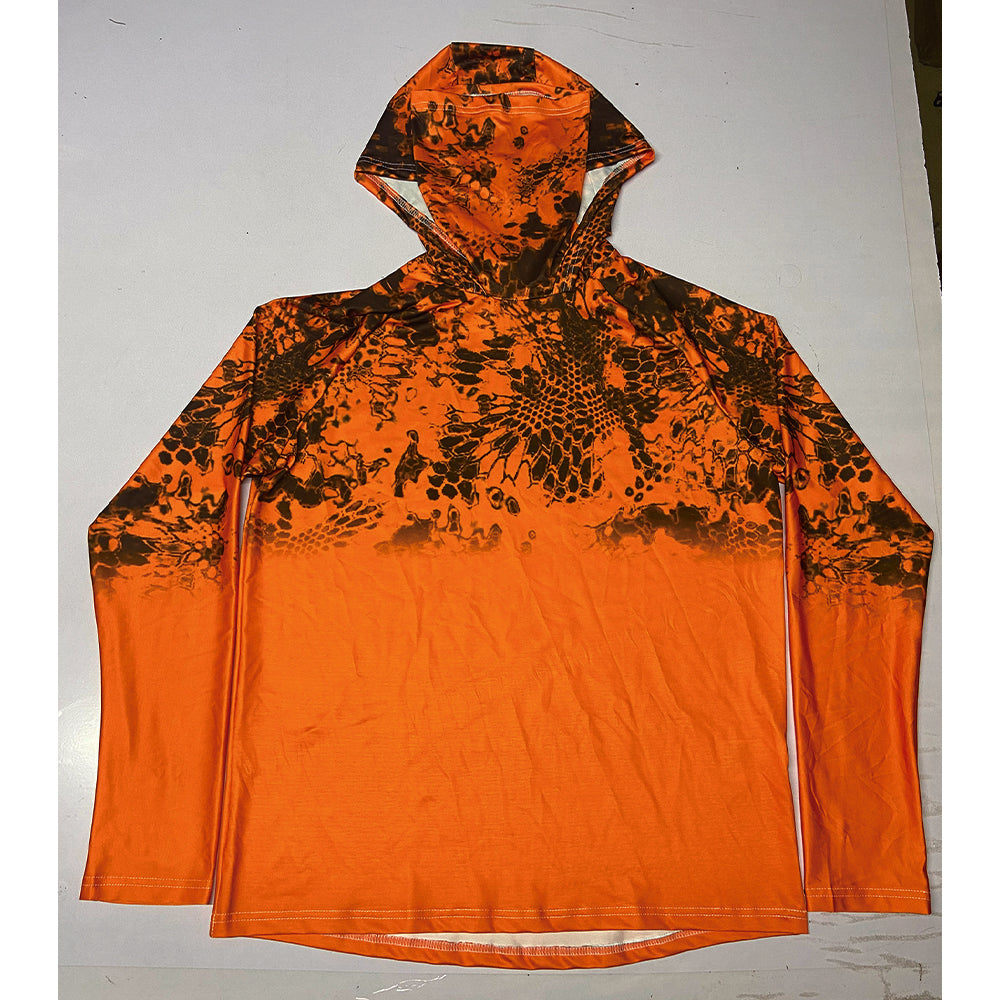 Pêche Hoodie voile chemise Surf couverture visage cou été hommes longue manches chasse Jersey