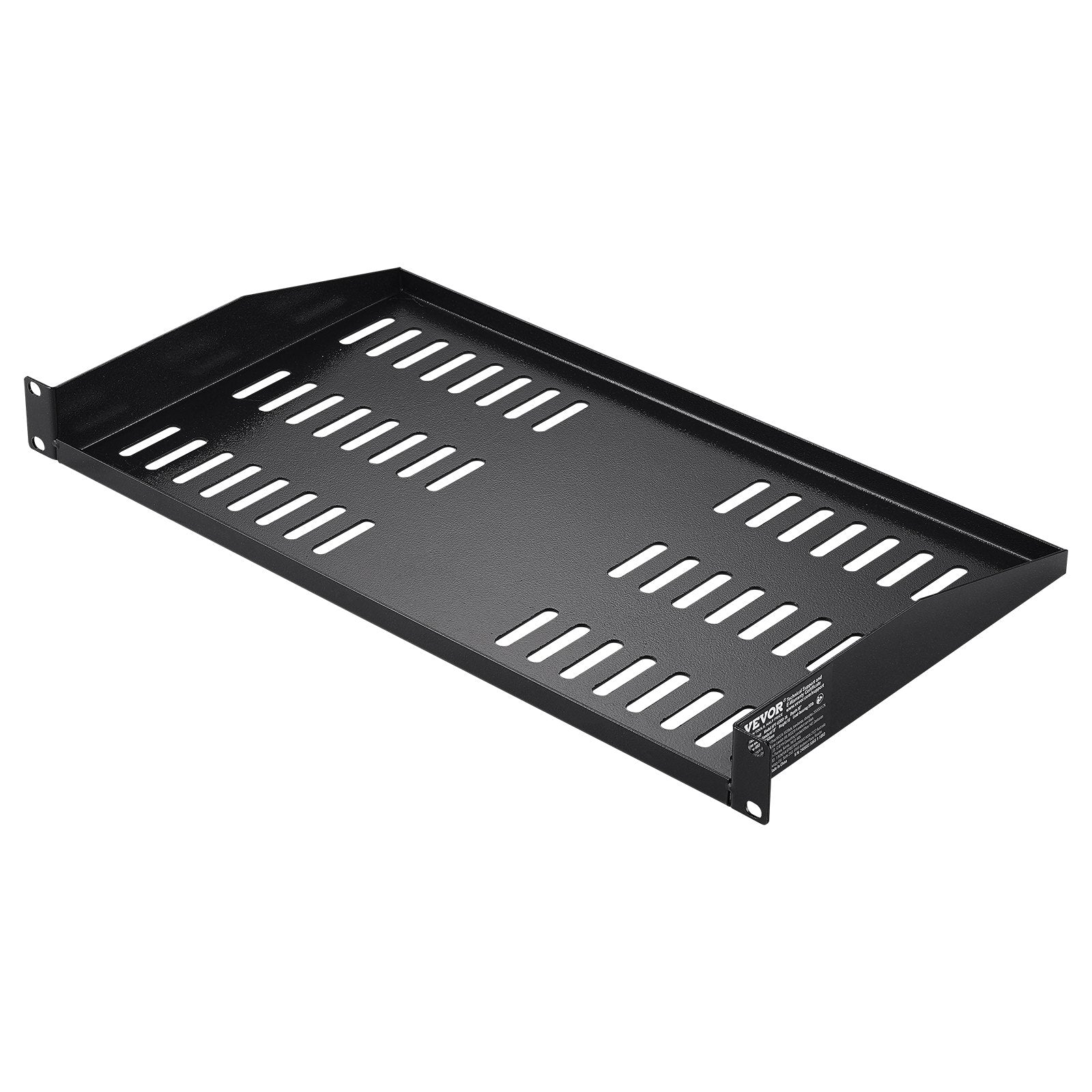 VEVOR 2PCS 1U Serveur Plateau Profondeur Éventé Plateau de support de rack