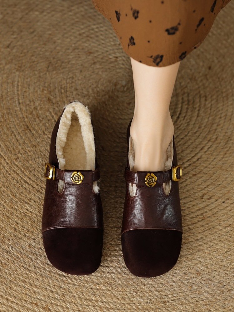Camellia Vintage pour femme Mary Janes