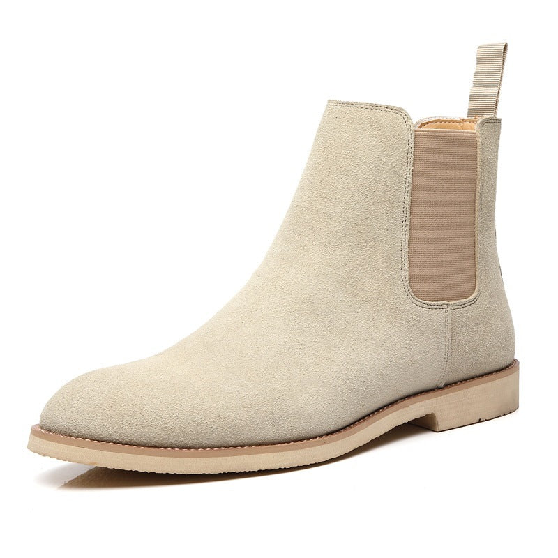 Bottes de Chelsea Homme AutomneHiver Suede Haut de gamme