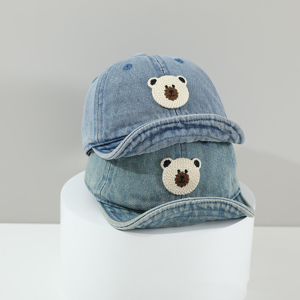 Été Noyau en peluche ours Applique Floppy Mignon et bébé apaisant Baseball