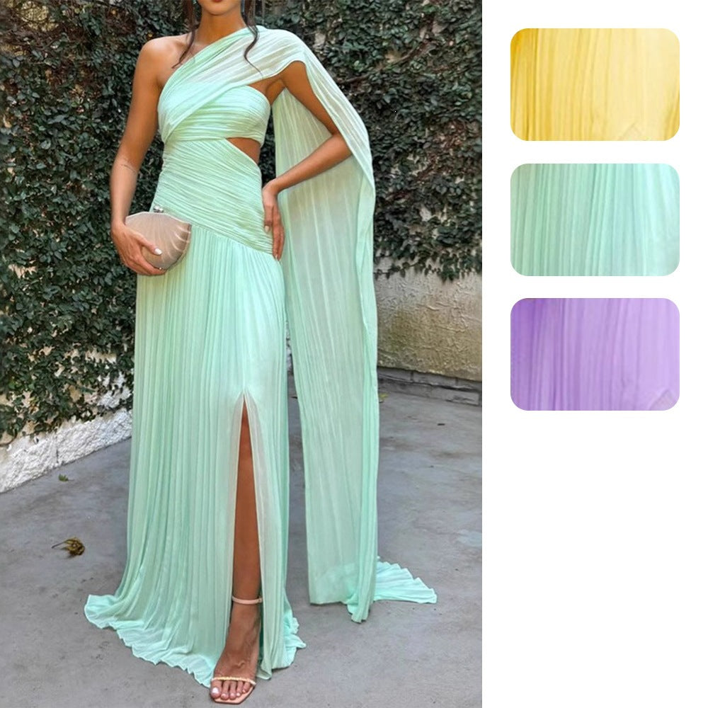 Robe plissée à la mode pour femmes