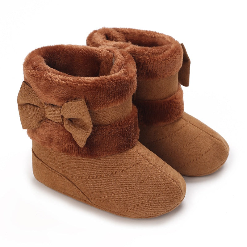 Bébé fille Année Chaussures Soft Sole Chaussures Hiver