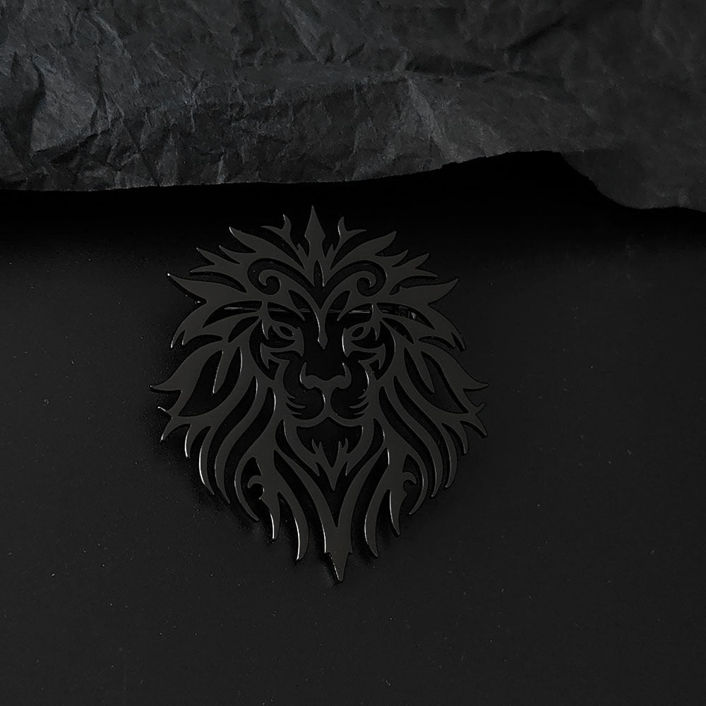Accessoire Retro Lion-Out Hollowed Lion Brooch