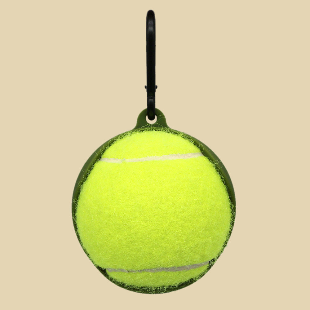 Bracelet de tennis Portable mains-libres chien fournitures de marche d'entraînement boule gaine