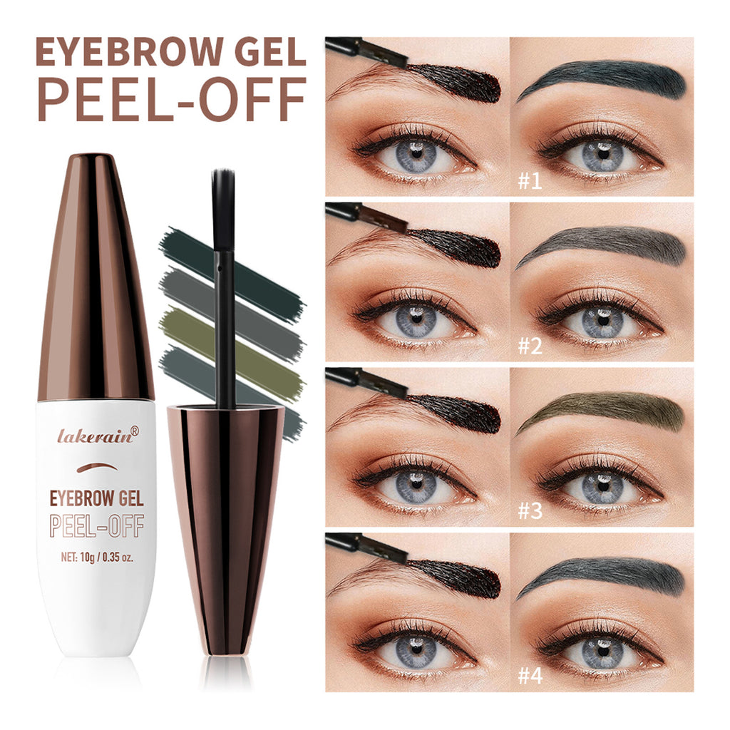 Sourcils sauvages à l'épreuve de l'eau à trois dimensions à l'épreuve de la sueur Crème de sourcils à l'épreuve de la peau