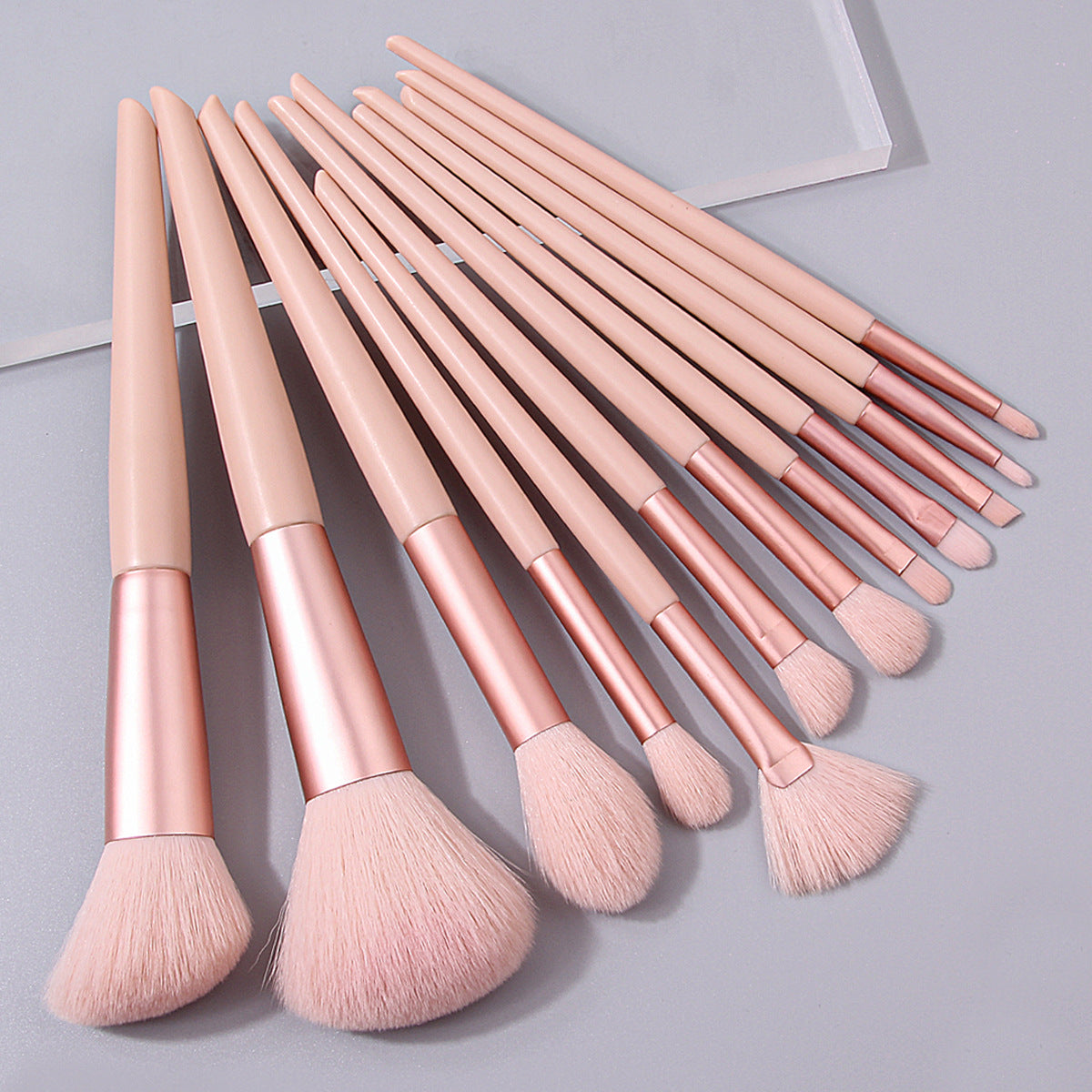12 PCs Makeup Brush Set Soft Hair Beauty Tools