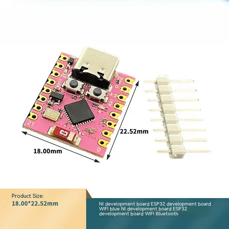ESP32 SuperMini Conseil de développement noir et rose