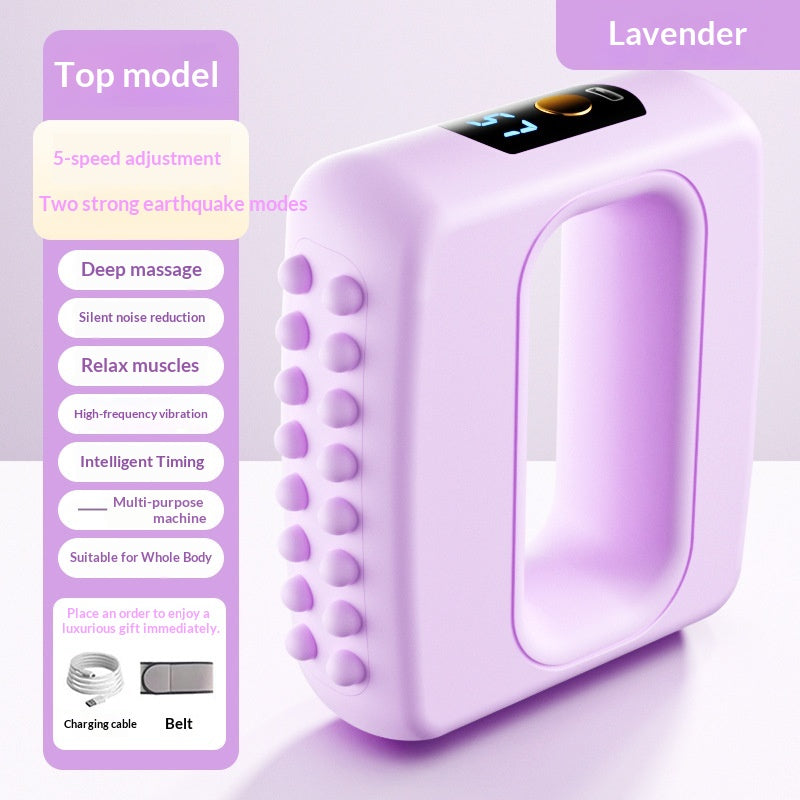 Massager de bague électrique Fascia Massage de vibration de tissu profond avec ceinture A