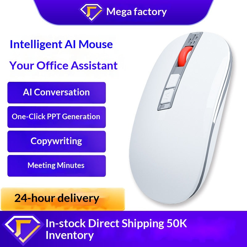 LF05 Wireless Bluetooth Mouse Une souris vocale intelligente AI de bureau à trois modes